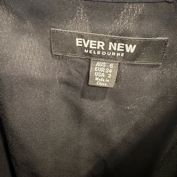 EVER NEW BLACK DRESS - Picture 4 of 5